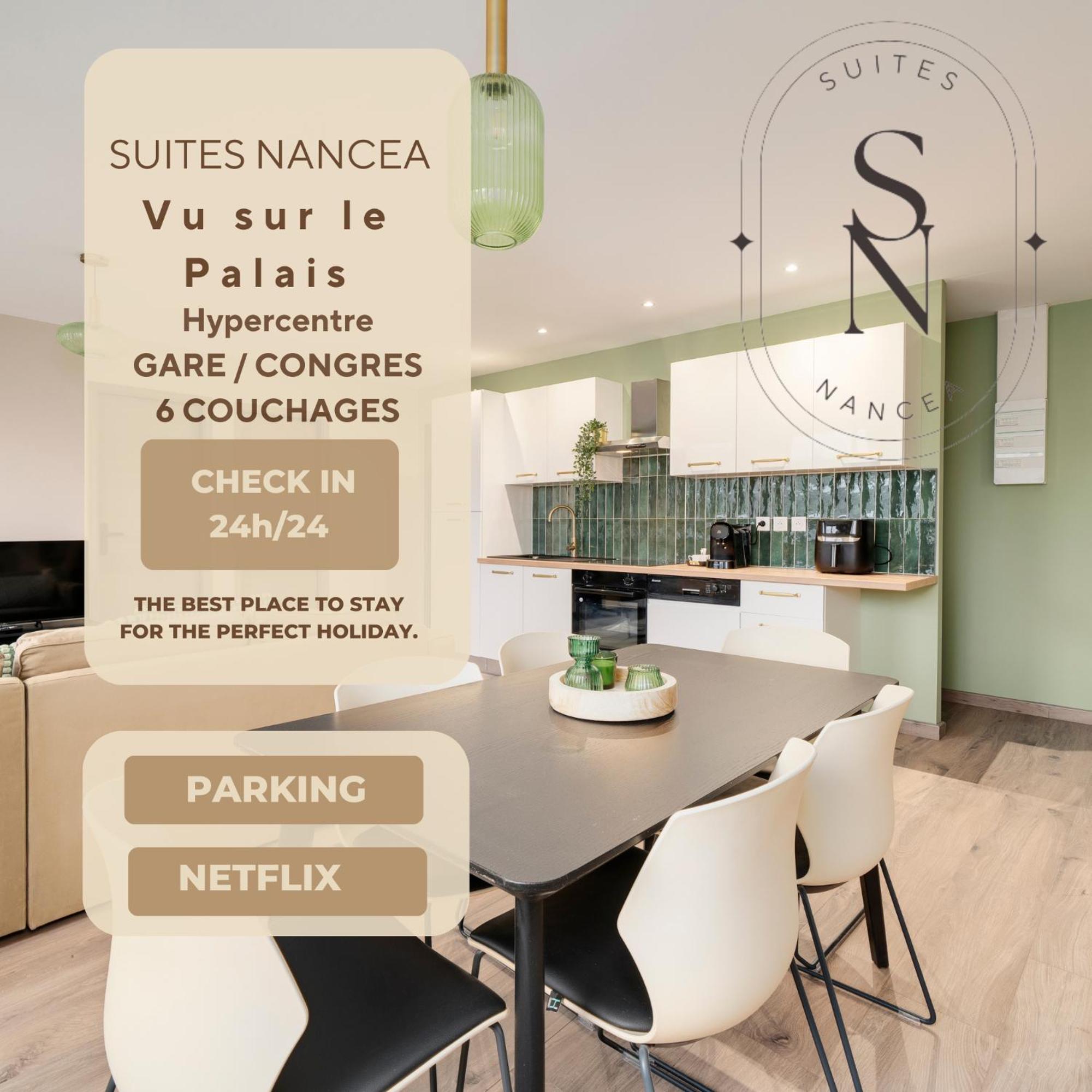 Vue Sur Le Palais - Nancy Gare Congres - Parking - T3 Apartment Exterior foto